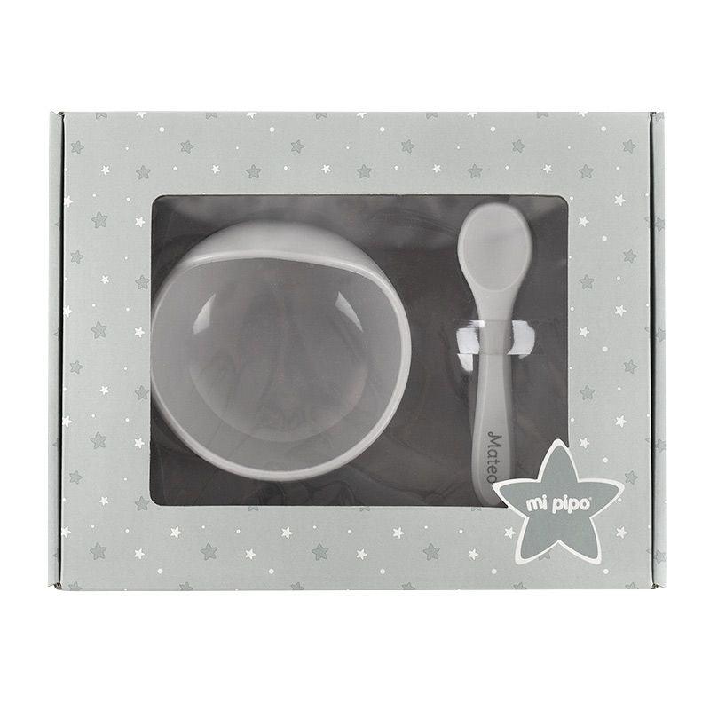 Vajilla Bebe Silicona Personalizada Dino - Nanetes #